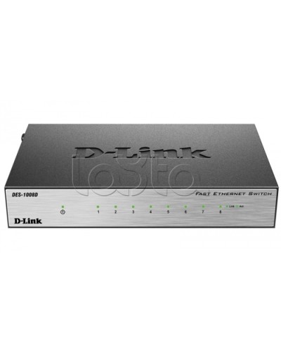 Коммутатор D-Link DES-1008D/L2B в Смоленске Коммутаторы Pintop.ru