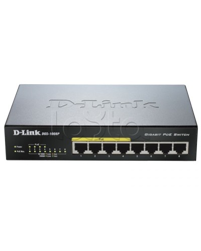 Коммутатор D-Link DGS-1008P/E1A в Смоленске Коммутаторы Pintop.ru