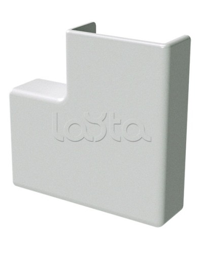 Угол плоский белый 22x10 DKC (00407R) в Смоленске Аксессуары для кабель-канала Pintop.ru