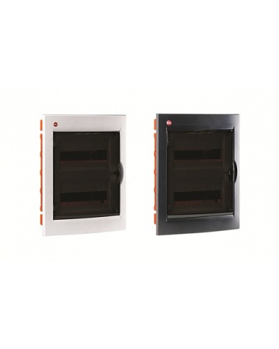 Щиток встраиваемый 24 мод.,IP 41 , черный DKC 82524 в Смоленске Аксессуары для стоек и шкафов Pintop.ru